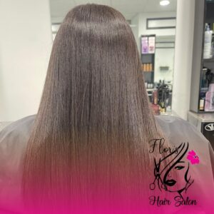 Keratin straightening