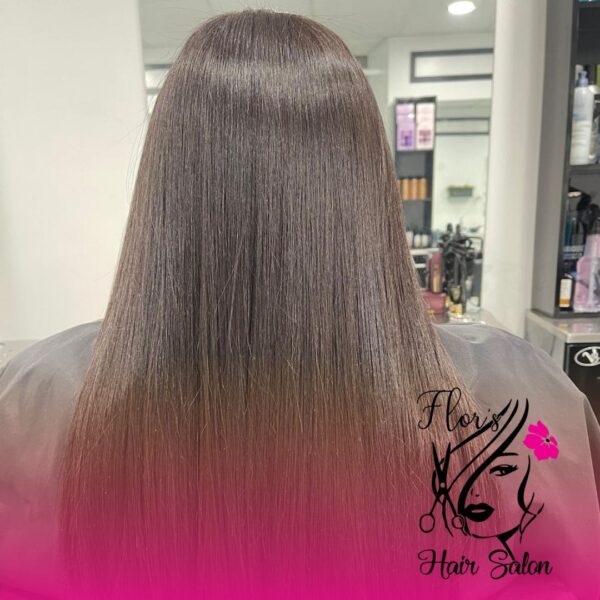 Keratin straightening
